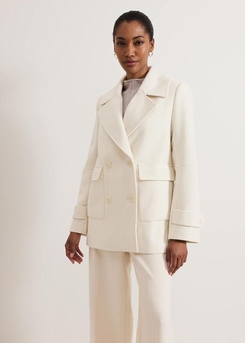 Phase Eight Amelie Ivory Coats White USA | 2943681-CR